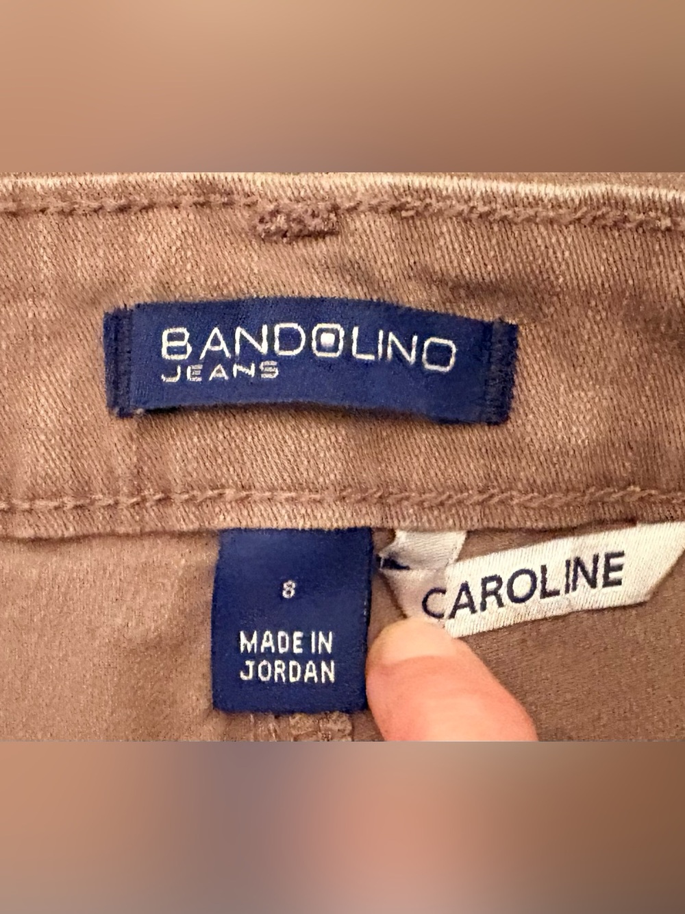 Bandolino Grey:Brown Jeans 8